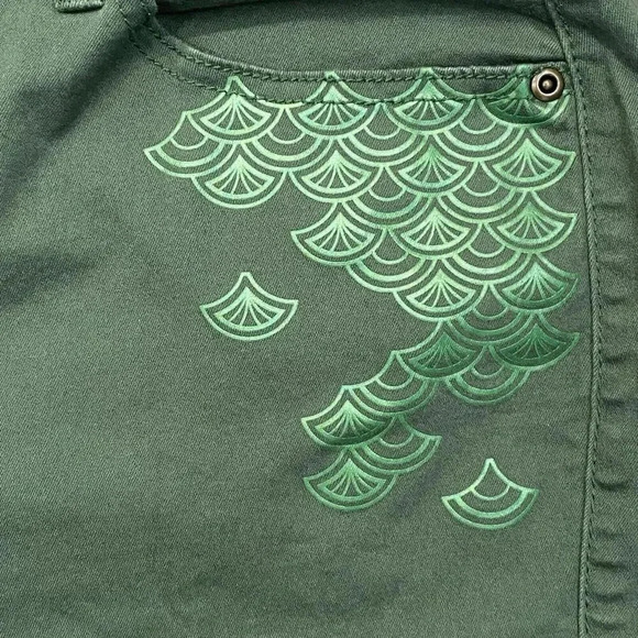 Disney Her Universe Little Mermaid Ariel Scale Pants Junior size 7 Green - Picture 5 of 11